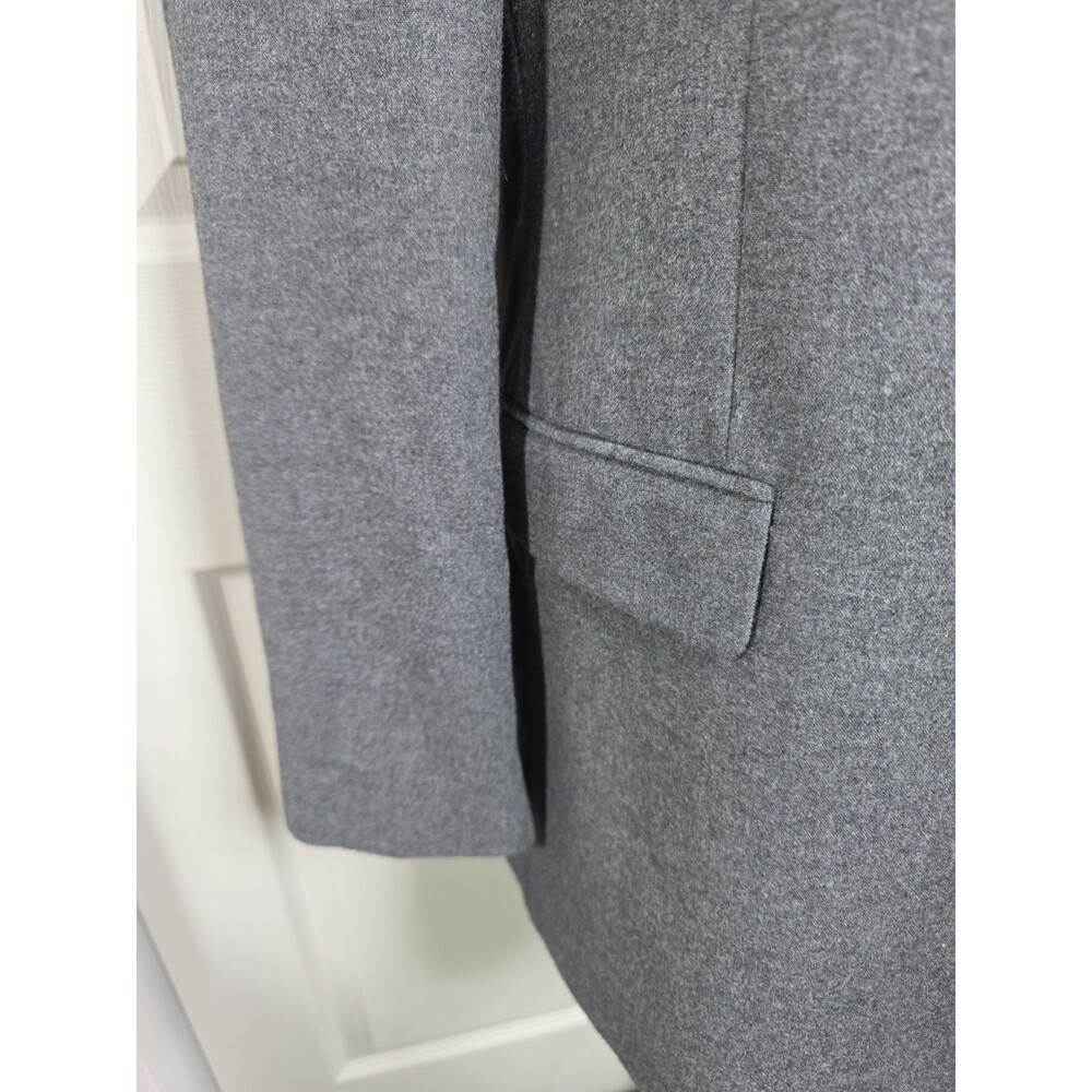 Collection By Michael Strahan 2 Button Suit Jacket 44R Grey Wool Fully Lined - Picture 4 of 13